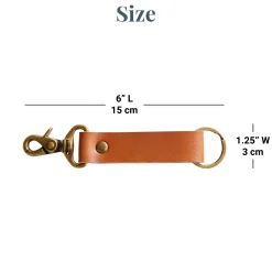 Home Sweet Home Leather Keychain