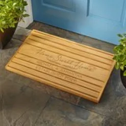 Home Sweet Home Wooden Doormat