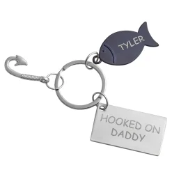 Hooked On You Keychain