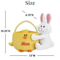 Hop Along Bunny Easter Basket