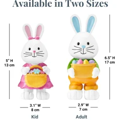 Hoppy Bunny Family Resin Figurines