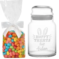 Hoppy Treats Glass Treat Jar
