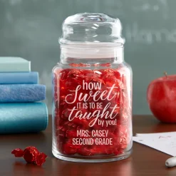 How Sweet It Is Glass Treat Jar