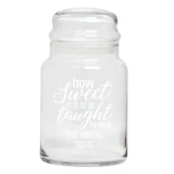 How Sweet It Is Glass Treat Jar