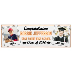 How Time Flies Graduation Photo Banner
