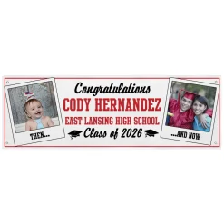 How Time Flies Graduation Photo Banner