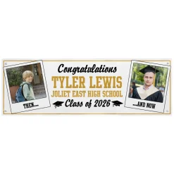 How Time Flies Graduation Photo Banner
