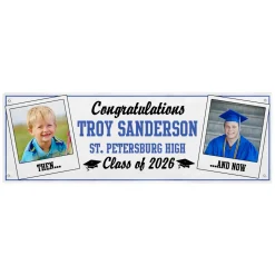 How Time Flies Graduation Photo Banner
