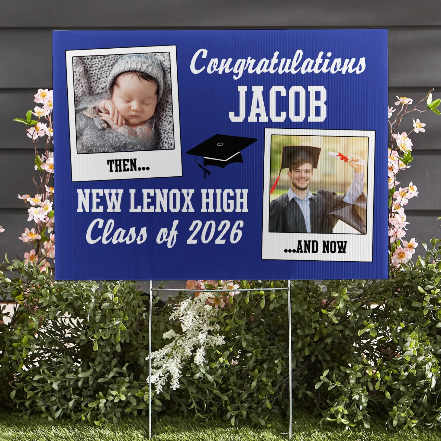 How Time Flies Graduation Yard Sign
