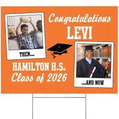 How Time Flies Graduation Yard Sign
