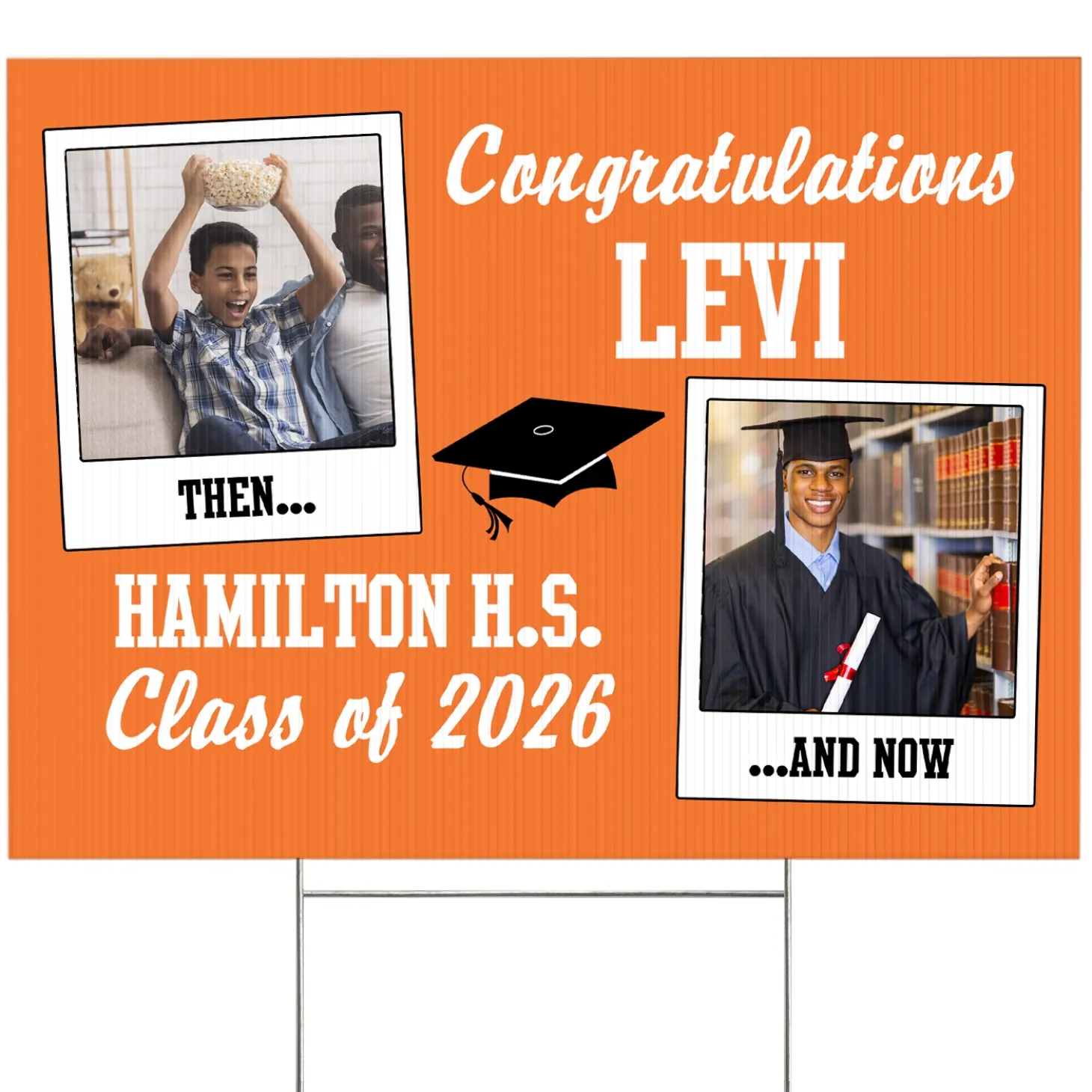 How Time Flies Graduation Yard Sign