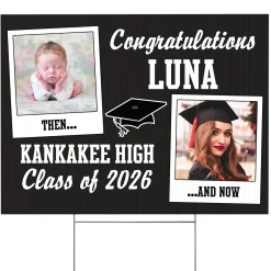 How Time Flies Graduation Yard Sign