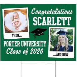 How Time Flies Graduation Yard Sign
