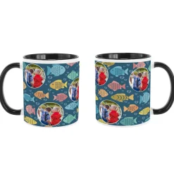 Hug & Fishes Photo Mug