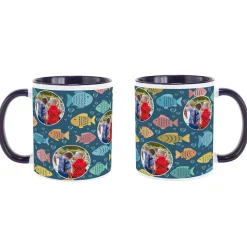 Hug & Fishes Photo Mug