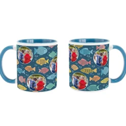 Hug & Fishes Photo Mug
