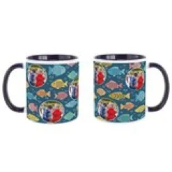 Hug & Fishes Photo Mug