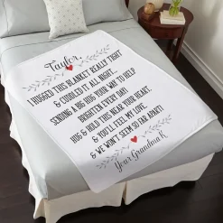 Hugs From Near & Far Plush Blanket