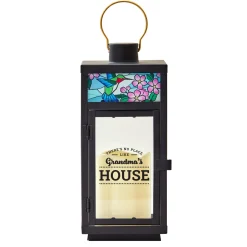 Hummingbird Stained Glass Lantern