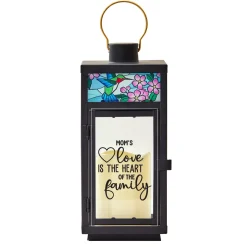 Hummingbird Stained Glass Lantern