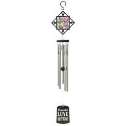 Hummingbird Stained Glass Wind Chime