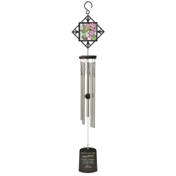 Hummingbird Stained Glass Wind Chime