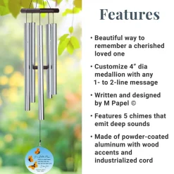 I Am Free Sympathy 30 inch Wind Chime