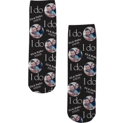 I Do, Me Too Photo Socks