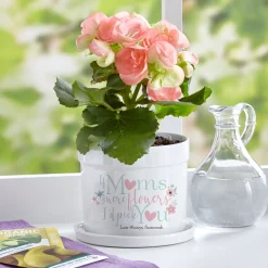 I'd Pick You Planter with Tray