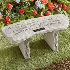 If Tears...Garden Bench