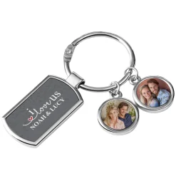 I Love Us Photo Keychain