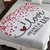 I Love Us Plush Blanket