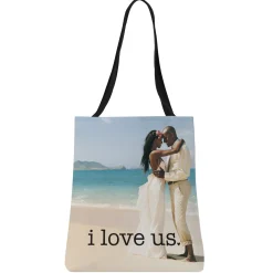 I Love Us Wedding Photo Tote