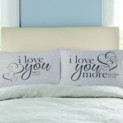 I Love You More Pillowcase Set