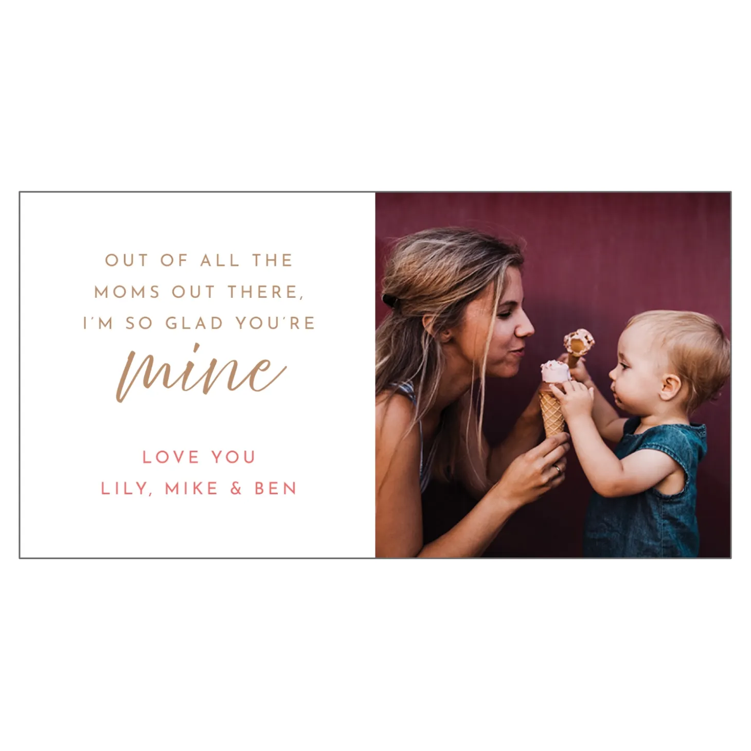 I'm Glad You're Mine Photo Mug