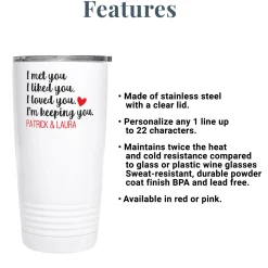 I'm Keeping You Insulated Tumbler