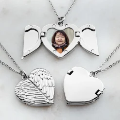 In Angel's Arms Sympathy Photo Locket