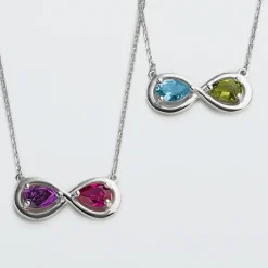 Infinite Love Birthstone Necklace