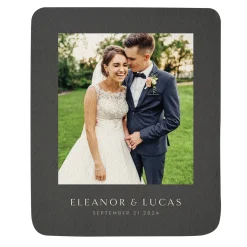 Infinite Love Photo Quilted Throw