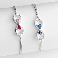 Infinity Birthstone Bracelet