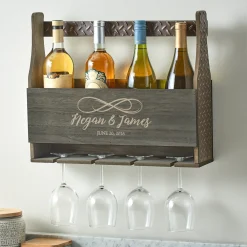 Infinity Wall-Mounted Wine Rack