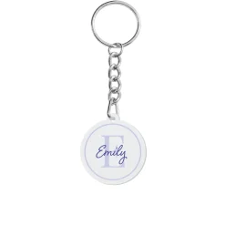Initial And Name Acrylic Keychain