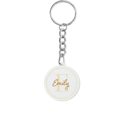 Initial And Name Acrylic Keychain