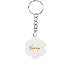 Initial And Name Acrylic Keychain