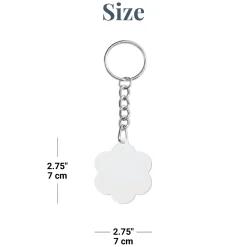 Initial And Name Acrylic Keychain