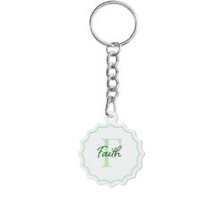 Initial And Name Acrylic Keychain
