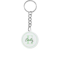 Initial And Name Acrylic Keychain