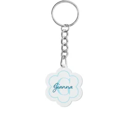 Initial And Name Acrylic Keychain