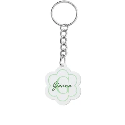 Initial And Name Acrylic Keychain