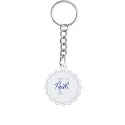 Initial And Name Acrylic Keychain